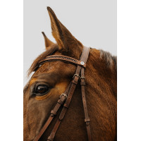 Bridon Norton Club Strass V Havana Castanho Bridon Norton Club Strass V Havana Castanho