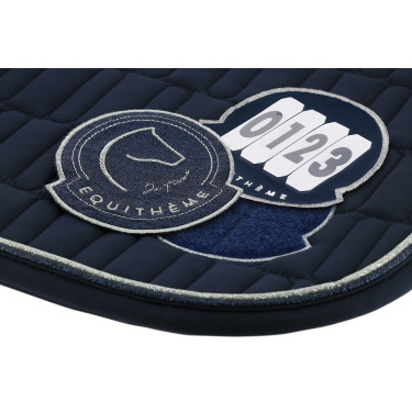 Almofada de sela Je t'aime Equithème Compet Azul