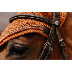 Boné anti-moscas Equithème Hexalight Ferrugem Castanho