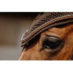 Boné anti-moscas Equithème Hexalight Castanho