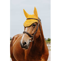 Boné anti-moscas Equithème Hexalight Amarelo Boné anti-moscas Equithème Hexalight Amarelo