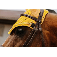 Boné anti-moscas Equithème Hexalight Amarelo Boné anti-moscas Equithème Hexalight Amarelo