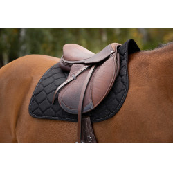 Almofada de sela Riding World Rope Preto