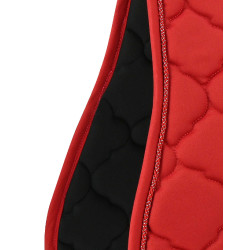 Almofada de sela Riding World Rope Vermelho