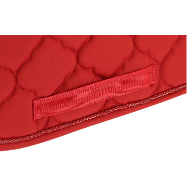 Almofada de sela Riding World Rope Vermelho