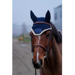 Boné anti-moscas Equithème Denim Azul-marinho Boné anti-moscas Equithème Denim Azul-marinho