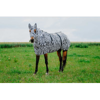 Touca anti-eczema Riding World Zebra preto / branco Motivos Touca anti-eczema Riding World Zebra preto / branco Motivos