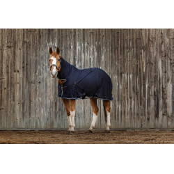 Camisa Equithème Micro mesh combo Azul-marinho