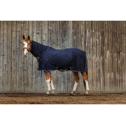 Camisa Equithème Micro mesh combo Azul-marinho