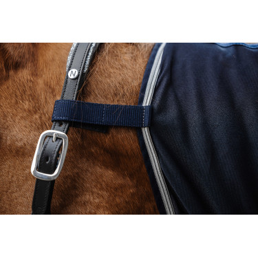 Camisa Equithème Micro mesh combo Azul-marinho