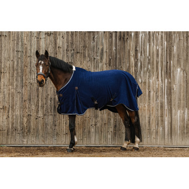 Camisa polar Equithème Vague Azul-marinho