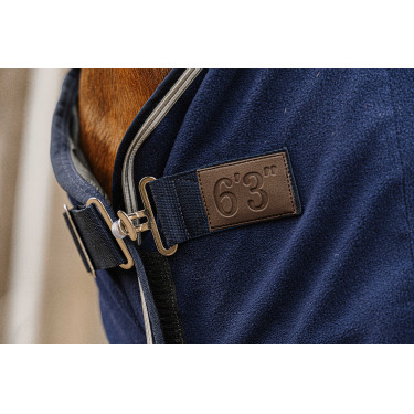 Camisa polar Equithème Vague Azul-marinho