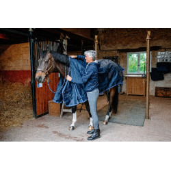 Capa Equithème Classic 1200D Azul-marinho