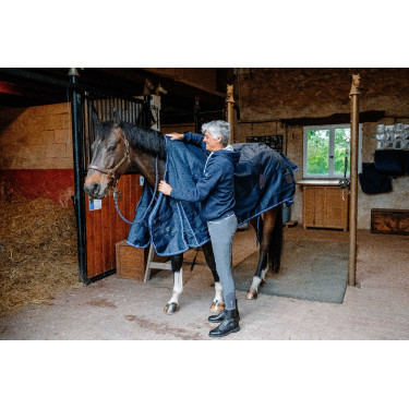 Capa Equithème Classic 1200D Azul-marinho