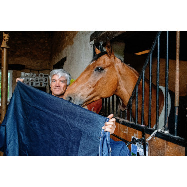 Capa Equithème Classic 1200D Azul-marinho