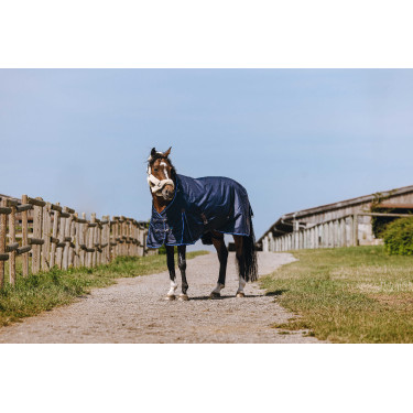 Cobertura Equithème Classic 1200D Pescoço Alto Marinho Azul-marinho Cobertura Equithème Classic 1200D Pescoço Alto Marinho Azul-marinho