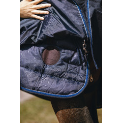 Cobertura Equithème Classic 1200D Pescoço Alto Marinho Azul-marinho Cobertura Equithème Classic 1200D Pescoço Alto Marinho Azul-marinho