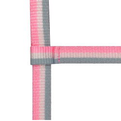 Cabresto ajustável para potro Cinza / branco / rosa Cinzento Cabresto ajustável para potro Cinza / branco / rosa Cinzento