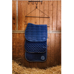 Almofada de sela Je t'aime Equithème Origine Azul