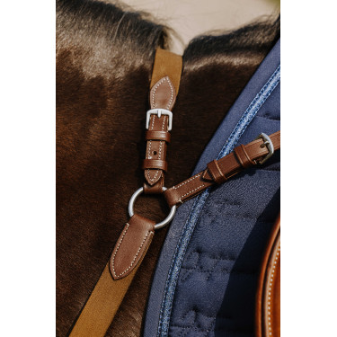 Almofada de sela Je t'aime Equithème Origine Azul