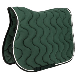 Almofada de sela Equithème Polyfun Verde escuro / preto