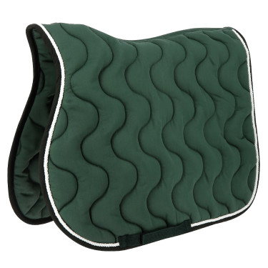 Almofada de sela Equithème Polyfun Verde escuro / preto
