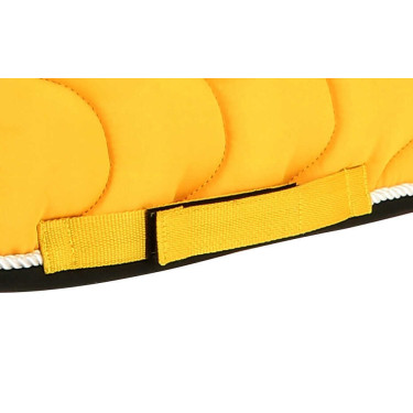 Almofada de sela Equithème Polyfun Amarelo / preto Almofada de sela Equithème Polyfun Amarelo / preto