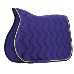 Almofada de sela Equithème Polyfun Violeta / marinho Almofada de sela Equithème Polyfun Violeta / marinho