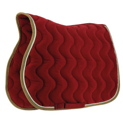 Almofada de sela Equithème Polyfun Bordéus / toupeira Bord&amp;ocirc;
