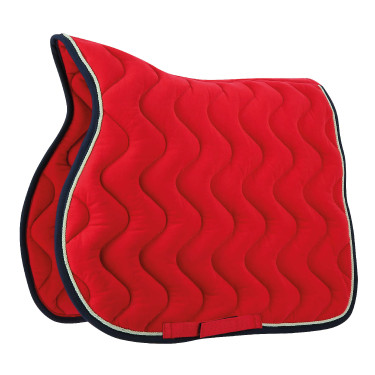 Almofada de sela Equithème Polyfun Framboesa / marinho Vermelho Almofada de sela Equithème Polyfun Framboesa / marinho Vermelho