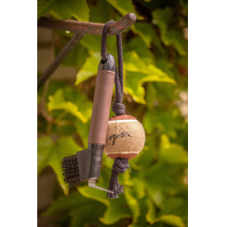 Limpador de casco Pénélope Balle Castanho