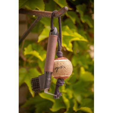 Limpador de casco Pénélope Balle Castanho