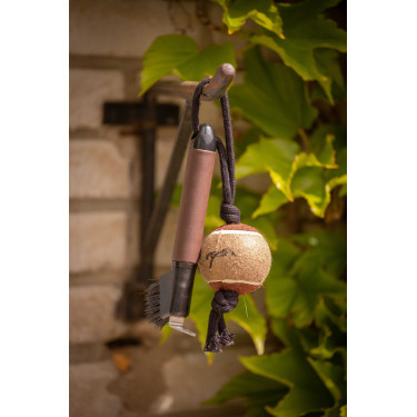 Limpador de casco Pénélope Balle Castanho