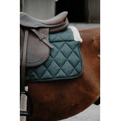 Almofada de sela Equithème Pro air Verde escuro Almofada de sela Equithème Pro air Verde escuro