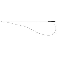 Chicote de adestramento Whip & Go com cabo de plástico Cinzento