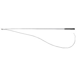 Chicote de adestramento Whip & Go com cabo de plástico Cinzento