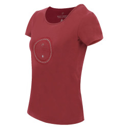 T-shirt Equithème Anna Cereja Vermelho