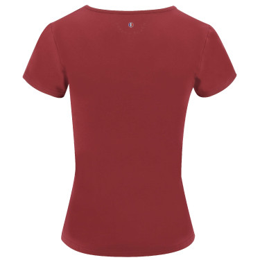 T-shirt Equithème Anna Cereja Vermelho
