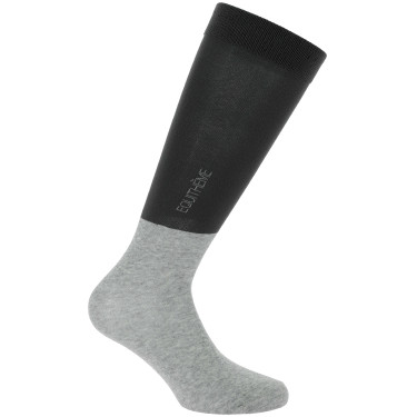 Meias Equithème Compet 2 pares Preto / cinza claro