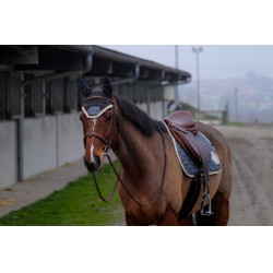 Almofada de sela Equithème Denim Cinzento Almofada de sela Equithème Denim Cinzento