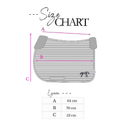 Almofada de sela Pénélope Lyona Preto Almofada de sela Pénélope Lyona Preto