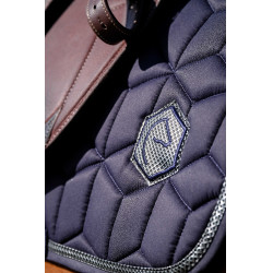 Almofada de sela Equithème Softhex Marinho Azul-marinho