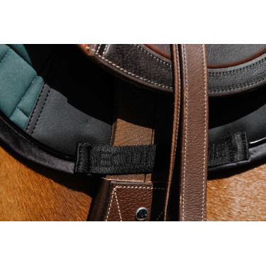 Almofada de sela Equithème Impulsion Verde