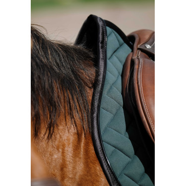 Almofada de sela Equithème Impulsion Verde
