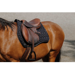 Almofada de sela Equithème Impulsion Preto