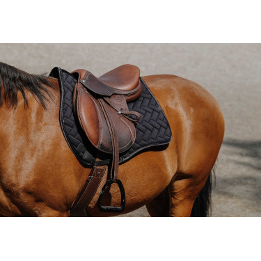 Almofada de sela Equithème Impulsion Preto