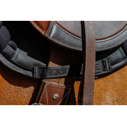 Almofada de sela Equithème Impulsion Preto