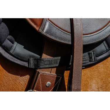 Almofada de sela Equithème Impulsion Preto