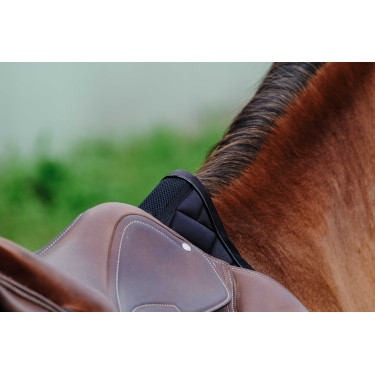 Almofada de sela Equithème Impulsion Preto