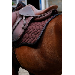 Almofada de sela Equithème Impulsion Castanho